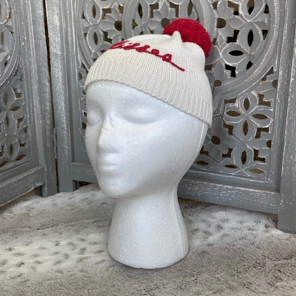 Baby GAP beanie hat baby girls 6-12 months knit kisses lovecore Valentine’s Day